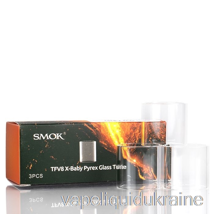 Vape Ukraine SMOK TFV8 Replacement Glass - Baby, Big, X-Baby Stick V9 MAX #8 - Single Bulb Glass Tube
